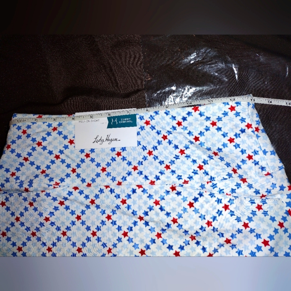 NWT🔥Tummy Control Lady Hagen Skort Red & Blue Stars 🤩 XS or Med - Picture 12 of 14